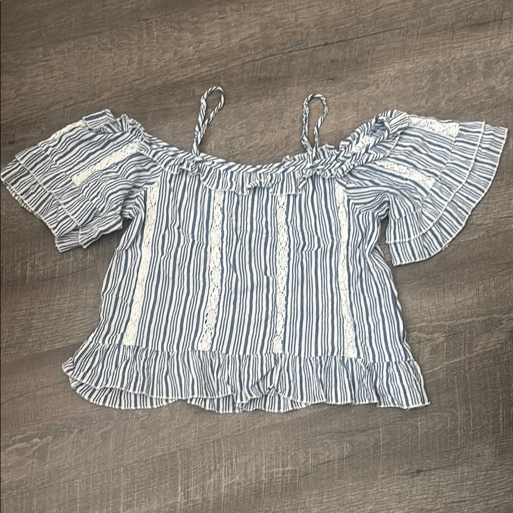 Striped Off-Shoulder Top